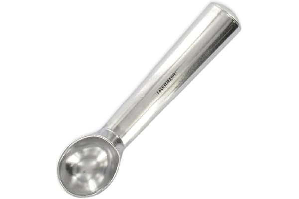 FM Professional 21552 Cuillère à glace, Aluminium, Gris, 18,5 cm