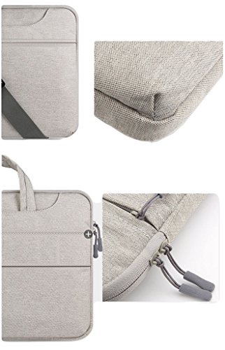 GADIEMENSS Water-resistant Laptop Shoulder Briefcase Bag Portable Computer case handbag For Apple Macbook Air Pro and other Notebook - 5