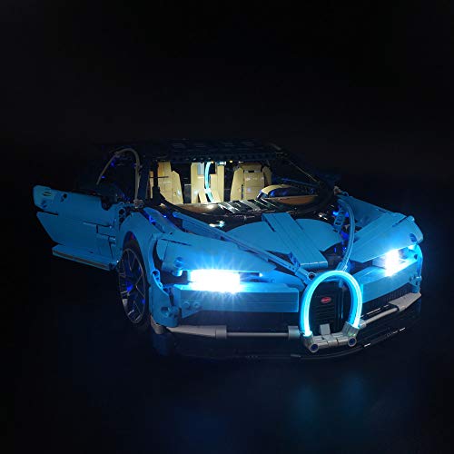 SIROD Kyglaring Kit de Luces LED para Lego Bugatti Chiron 42083 Bugatti Chiron Lighting Building Blocks Ladrillos para Lego Technic Bugatti Chiron 42083 Building Kit (Modelo 42083 NO Incluido)
