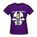 Produktbild Nana-Custom Tees Damen T-Shirt Gr. Large, Schwarz - Violett