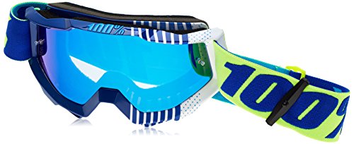 Preisvergleich Produktbild Inconnu 100% accuri-Sundance Maske-MTB Unisex Erwachsene, weiß / blau / gelb