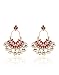 Zaveri Pearls Pearl Ruby Dangle & Drop Earrings For Women RS.409.00