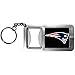 Produktbild Siskiyou NFL New England Patriots Split Ringer Taschenlampe Schlüsselanhänger mit Flaschenöffner, Grau/Schwarz