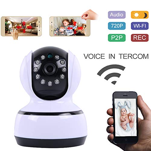 Preisvergleich Produktbild Rosepoem 1080P Smart-Heimkamera-Netzwerkkamera, erweiterte LED-Kamera-Fernüberwachungsgerät unterstützt Intercom