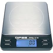Professional Digital Pocket Scale Mini Scale, 2000g by 0.1g from DIPSE Germany