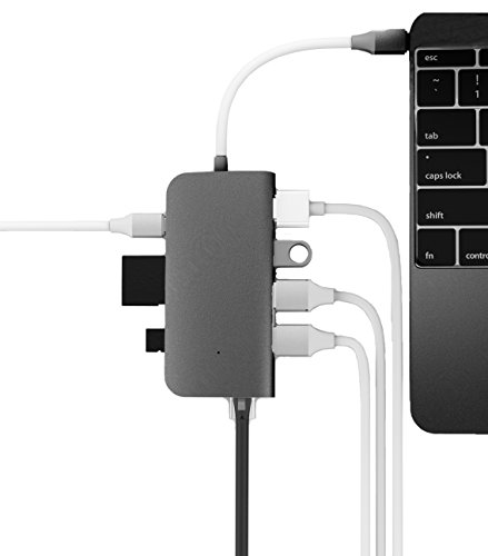 LMP 8 Port USB-C mini Dock space grau - 3