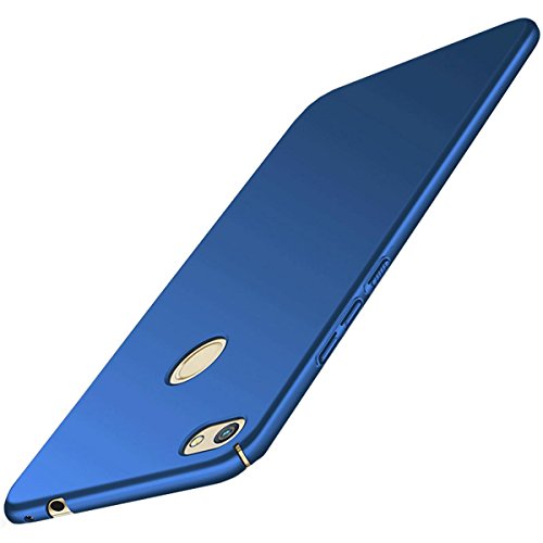 Qissy Carcasa Huawei P8 Lite  2017 Series  Incluido Anti-Scratch Anti-Huella Dactilar a Prueba de Choque Suave Protective Case Cover Skin para Huawei P8 Lite 2017 Series  Azul Real 