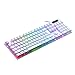 Produktbild Kaiki USB verdrahtete beleuchtete bunte LED-Hintergrundbeleuchtung Metal Gaming Keyboard
