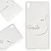 Produktbild SMART LEGEND Sony Xperia E5 Hülle Silikon TPU Transparent Handyhülle mit Muster Durchsichtig Schutzhülle Backcover Crystal Kirstall Clear Etui Ultra Slim Design Glatt Weich Handytasche Soft Case Silicon Protective Cover Flexible Dünne zurück Schale - Lächelndes Gesicht
