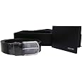 Guess Gift Box: Set Cintura + Portafoglio Uomo Gerard in Pelle Colore Nero  GS20GU01 : Amazon.it: Valigeria