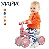 XIAPIA Vélo Bébé sans Pédales Draisienne 10-24 Mois Baby Walker Jouets pour 1 an Bébé Jouet Petit Premier Cadeau Anniversaire Garçon/Fille (Canard Rose) (Rose) (Canard Rose)