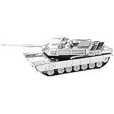 Partir de 14 + Fascinations Metal Earth Kit de Modelos de Metal 3D - M1 Abrams Tank