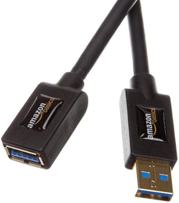AmazonBasics USB 3.0 Extension Cable - A-Male to A-Female - 3.3 Feet (1 Meter)