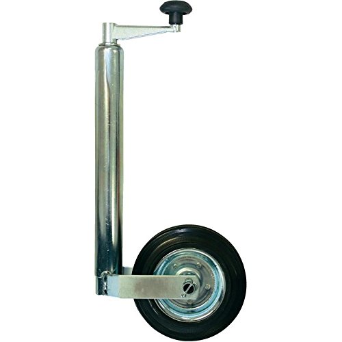 THU2 Rueda Jockey para Remolque Goma Acero