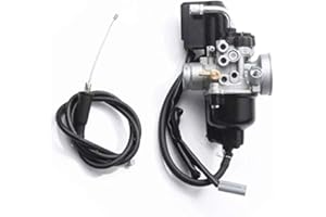 HUOPU Dellorto Style PHVA 12 Carburador E-Choke para Piaggio Scooter MINARELLI AC, LC