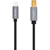 VegGieg Lightning to MIDI USB-B iPhone iPad Uyumlu M&uuml;zik Enstr&uuml;man Kablosu