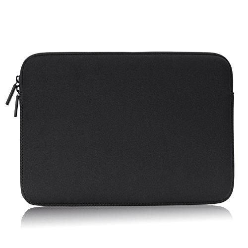 MoKo MacBook 12″ / Surface PRO 3 Sleeve Hülle – PU Leder Laptoptasche Notebooktasche Hülle Schutzhülle Ledertasche Wallet Case Leather Aktentasche mit Karten-Slot, Schwarz - 7