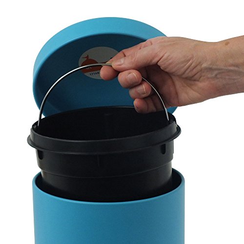KELA 22727, Kosmetikeimer 3 l, Metall, Aqua, Türkis - 6