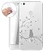Produktbild Finoo Huawei P8 Lite 2017 Weiche Flexible Silikon-Handy-Hülle | Transparente TPU Cover Schale mit Motiv | Tasche Case Etui mit Ultra Slim Rundum-Schutz | Katze auf AST