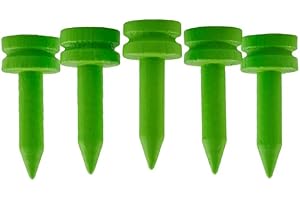 TH Golf x100 Pcs Bamboo Green Castle Golf Tees 26mm Biodegradable Eco Friendly Sustainable