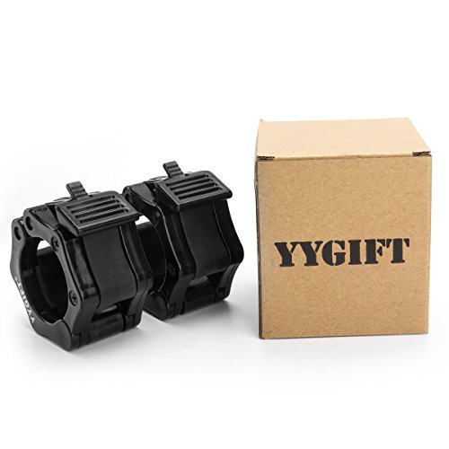 Barbell Halsbänder YYGIFT Hantelverschlüsse Hantelstangen Verschluss Barbell Collar für 50 mm Olympia Langhantelstange Curlstange Kurzhantelstange 1 Paar - 6