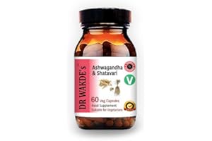 DR WAKDE'S Ashwagandha & Shatavari Capsules | 60 Veg Caps | Rejuvenating Herbs | Energy Support | Plant-Based Supplement | Vegan | All Natural