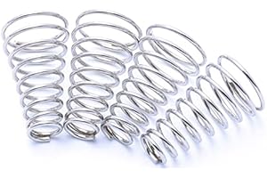 ACINRA Lbin-Molle di Compressione Molla conica a Torre in Acciaio Inossidabile con Diametro del Filo di 1 mm Multiuso Durevole (Size : 1x(6-10) x18-7, Color : 10Pcs)