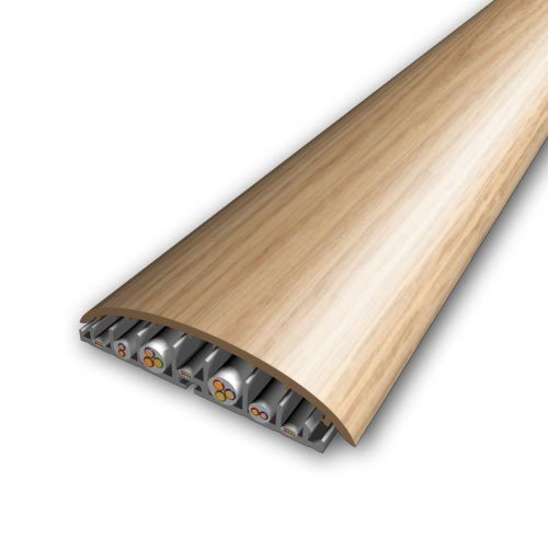 Leitungsführungskanal Kabelkanal selbstklebend, 74mm, PVC, Eiche G3, 2m - 2