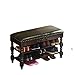 Produktbild Stoool Ottoman Große osmanischen Kunstleder Lagerung Hocker Spielzeug platzsparende Bank Box Hocker Sitz Brust Tragkraft von 300 kg (grün) 85 x 35 x 48 cm