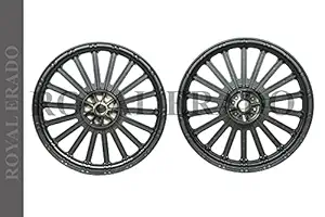 ROYAL ERADO Harley Style Alloy Wheel set Full black | Front 18