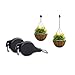 Set von zwei Home und Garden Gadgets Easy Reach Plant Pulley Roll-Riemenscheibe Blumenampel Korb Pull Down Hänger Garten Topf