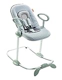 BEABA 01/912485 Wippe Up & Down II Motiv Print, grau / blau