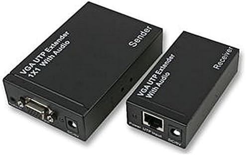 VGA + AUDIO OVER CAT5 KIT Audio Visual AV over CAT 5, VGA + AUDIO OVER CAT5 KIT