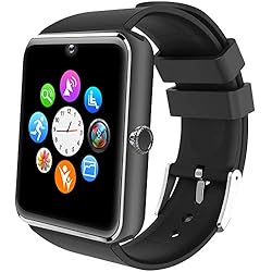 Willful Montre Connectée Femmes Homme Montre Intelligente Montre Telephone avec SIM TF Caméra Smartwatch Android Wear Vibrante pour SMS Appel Montre Sport Fitness Tracker Podometre Marche Sommeil