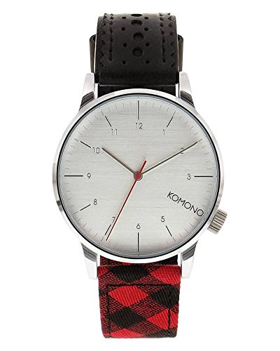Komono Winston Galore Uhr schwarz (jet black/woodsman) Komono Winston Galore Uhr schwarz (jet black/woodsman)