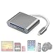 Produktbild LEFJDNGB Adapter for SD-Kartenleser 3-in-1 OTG All-in-One-iPhone-Handykamera CF SD TF-Konverter Externes kompatibles iPhone XS/X / 8 / 7Plus / 7s / 6/5 / IPad Pro Plug & Play