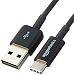 AmazonBasics USB Type-C to USB-A 2.0 Male Cable - 3 Feet (0.9 Meters) - Black RS.379.00