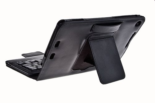 MoKo Google New Nexus 7 FHD 2nd Gen Hülle – Wireless Bluetooth Keyboard Tastatur Smart Case Hülle mit Abnehmbarer und Auto Sleep / Wake für Google Nexus 7 2 2013 Tablet, Schwarz - 5