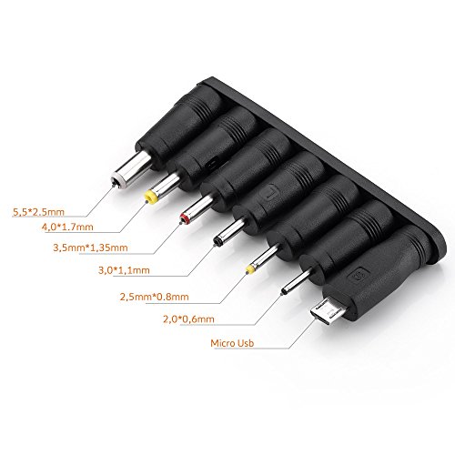 Aukru 8 in 1 USB Ladeger  t 5V 2A Adapter Universal Netzteil mit 8 Stecker Anschluss f  r verschiedene Ger  te