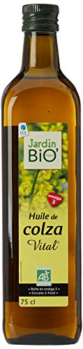 Book's Cover ofJardin Bio Huile de Colza Vital 75 cl  Lot de 3