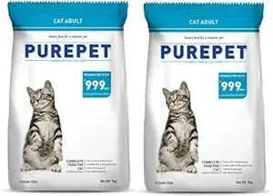 Purepet Ocean Fish Dry Cat Food (7 kg x Pack of 2)