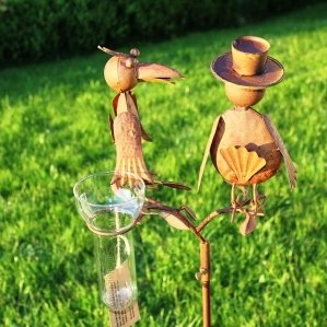 RABE Regenmesser Shabby-Metall Rostoptik - 4