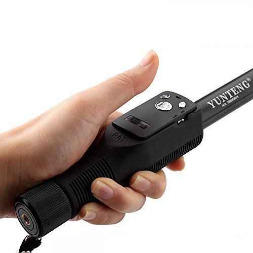 Yunteng YT-1288 â€“ Selfie-stick con telecomando bluetooth per smartphone â€“ nero