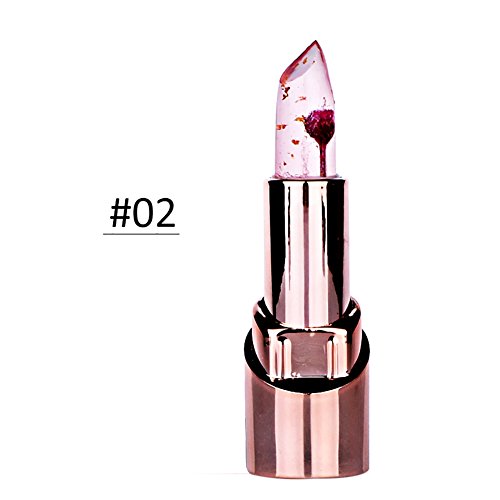 Weisy Jelly Flower Lippenstift Lippenpflege Temperaturanderung Wasserdichte lang anhaltende Feuchtigkeitscreme Lippenstift