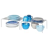 PRÁCTICA REPISA: Con unas medidas de 27,9 cm x 43,2 cm x 17,8 cm cada uno, estos accesorios para armarios ocupan poco espacio. Sin embargo, proporcionan almacenamiento extra en cualquier habitación.