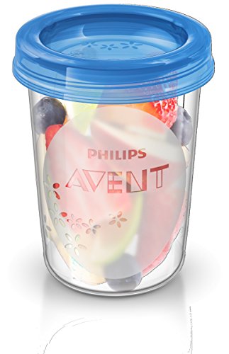Philips Avent SCF639/05 Aufbewahrungssystem für Babynahrung, 5x 240 ml, inklusive Deckel - 2