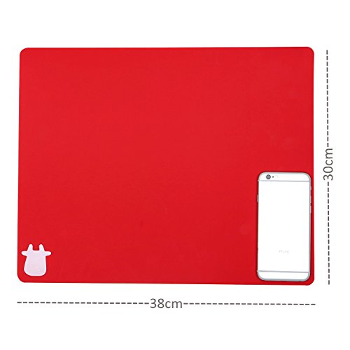 MAOYUAN Antibakteriell Schneidebrett Kunststoff Rutschfest flexible Kunststoff Matten Schneidebretter Set mit 4 38*30cm - 5