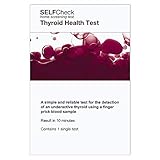 SELFCheck Thyroid Health Test, Underactive Thyroid Testing Kit, TSH Home Blood Test for Hypothyroidism, Freephone Customer Help Line