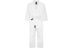 Playwell Martial Arts Judo-Anzug, Weiß Gebleicht 4/170CM