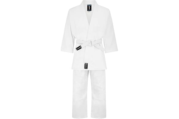 Jiu Jitsu Plain White Basic Ju Jitsu Gi - NY